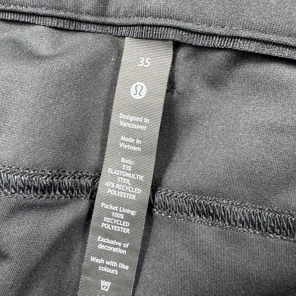 Lululemon Black Commission Current Flat Front Per… - image 4